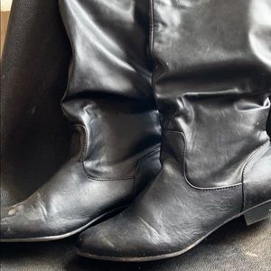 Black no heels just long